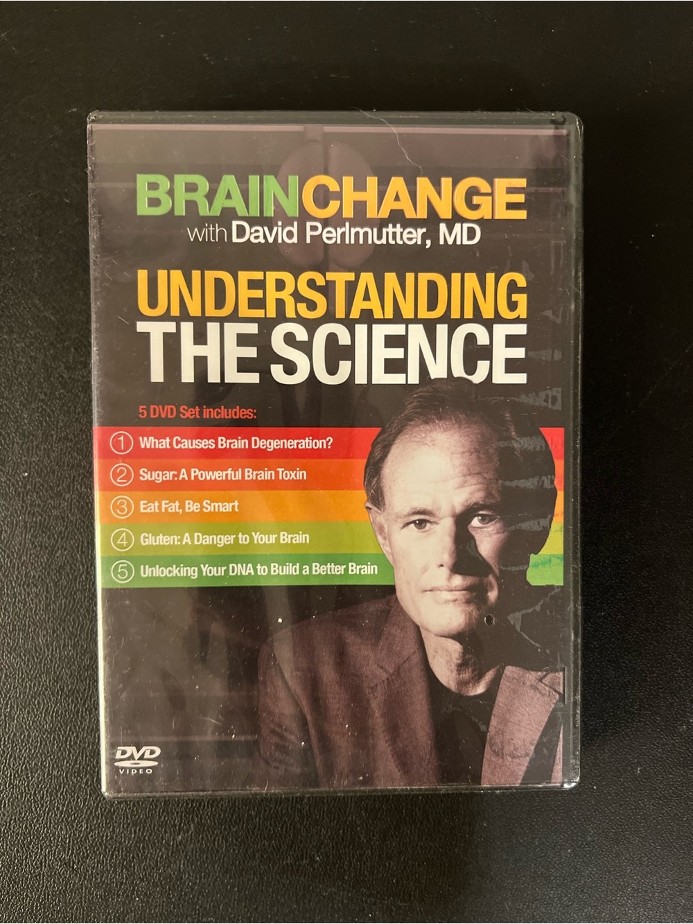 BRAIN CHANGE: David Perlmutter MD Understanding the Science (5-DVD Set) New